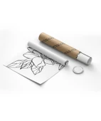 Çerçevesiz Poster El Çizimi Çiçek ve Yaprak Motifli Minimalist thumbnail 8