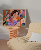 Çerçevesiz Poster Çiçeklerin Arasında thumbnail 4