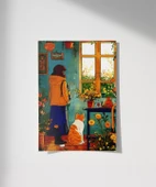 Çerçevesiz Poster Doğal Işık ve Çiçekler thumbnail 1