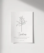 Çerçevesiz Poster Gentleness Temalı Minimalist thumbnail 1