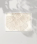 Çerçevesiz Poster Soyut Çiçek Desenli thumbnail 2