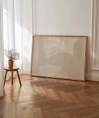 Çerçevesiz Poster Ginkgo Yaprağı Minimalist thumbnail 3