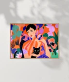 Çerçevesiz Poster Siyah Kedinin Sırrı thumbnail 7