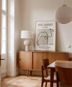 Çerçevesiz Poster Picasso Tarzı Deve Tablosu - 7