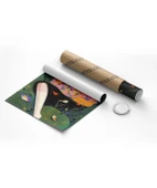 Çerçevesiz Poster Çiçekler ve Kuşlarla Bütünlük thumbnail 8