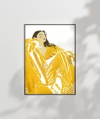 Çerçevesiz Poster Güneşin İçindeki Kadın thumbnail 7