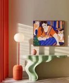 Çerçevesiz Poster Kedi Sevginin Sıcaklığı thumbnail 3