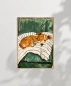 Çerçevesiz Poster Minik Dostun Dinlenişi thumbnail 6