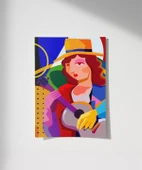 Çerçevesiz Poster Müzikal Portre thumbnail 1