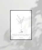 Çerçevesiz Poster Joy Temalı İnanç ve Motivasyon - 7