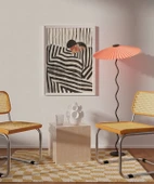 Çerçevesiz Poster Çizgisel Huzur thumbnail 2