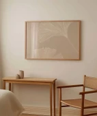 Çerçevesiz Poster Ginkgo Yaprağı Minimalist thumbnail 4