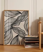 Çerçevesiz Poster Minimalist Doğa Çizgileri thumbnail 4