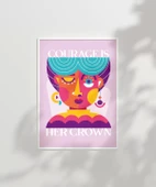 Çerçevesiz Poster Cesur Taç thumbnail 2