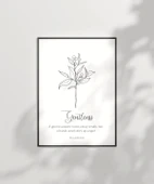 Çerçevesiz Poster Gentleness Temalı Minimalist thumbnail 7