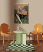 Çerçevesiz Poster Çiçekler ve Kuşlarla Bütünlük thumbnail 3