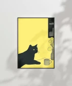 Çerçevesiz Poster Kitaplıkta Sakinlik thumbnail 6