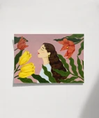 Çerçevesiz Poster Floral Melodi thumbnail 1