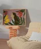 Çerçevesiz Poster Floral Melodi thumbnail 4