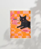 Çerçevesiz Poster Masanın Bekçisi thumbnail 2