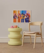 Çerçevesiz Poster Renkli Kadınlar thumbnail 4