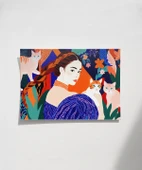 Çerçevesiz Poster Floral Harmoni ve Dostluk thumbnail 1