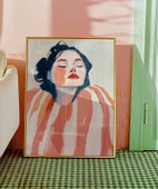 Çerçevesiz Poster Soyut Renklerle Düşler thumbnail 5