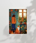 Çerçevesiz Poster Doğal Işık ve Çiçekler thumbnail 2