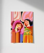 Çerçevesiz Poster Bağların Renkli Yüzü thumbnail 1