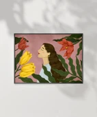 Çerçevesiz Poster Floral Melodi thumbnail 7