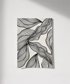 Çerçevesiz Poster Minimalist Doğa Çizgileri thumbnail 1