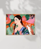 Çerçevesiz Poster Zarif Bir Bakış thumbnail 6