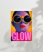 Çerçevesiz Poster Parlak Bakış thumbnail 3