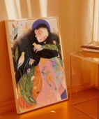 Çerçevesiz Poster Kuşlarla Bahar Hissi thumbnail 4