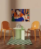 Çerçevesiz Poster Kedi Sevginin Sıcaklığı thumbnail 4