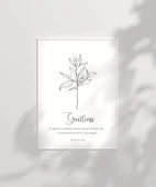 Çerçevesiz Poster Gentleness Temalı Minimalist thumbnail 2