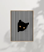 Çerçevesiz Poster Siyah Kedinin Gizemi thumbnail 7