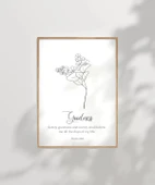 Çerçevesiz Poster Goodness Temalı Minimalist thumbnail 7