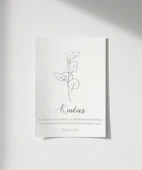 Çerçevesiz Poster Kindness Temalı Minimalist thumbnail 1