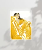 Çerçevesiz Poster Güneşin İçindeki Kadın thumbnail 2