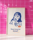 Çerçevesiz Poster Ahududu ve Tatlı Kaçamak thumbnail 5