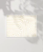 Çerçevesiz Poster Soyut Labirent Desenli thumbnail 2