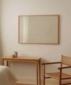 Çerçevesiz Poster Geometrik Kavisli Çizgiler thumbnail 3