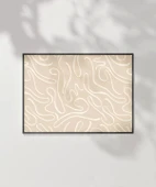 Çerçevesiz Poster Organik Dans thumbnail 6