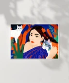 Çerçevesiz Poster oğanın ve Sevgilerin Uyumu thumbnail 2