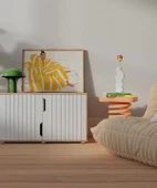 Çerçevesiz Poster Sarı Battaniyede Dinleniş thumbnail 3