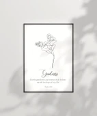 Çerçevesiz Poster Goodness Temalı Minimalist thumbnail 6