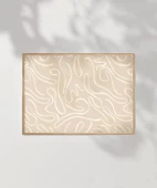 Çerçevesiz Poster Organik Dans thumbnail 7