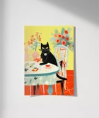 Çerçevesiz Poster Çiçekler ve Zarif Misafir thumbnail 1