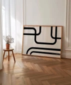 Çerçevesiz Poster Orta Çağ Modern Sanat thumbnail 5